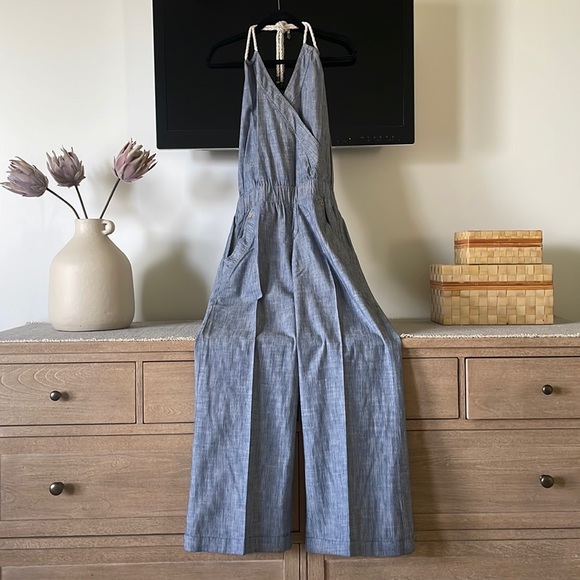 MIKE & CHRIS Hartford Japanese Chambray Jumpsuit SUPER RARE! - Picture 3 of 10